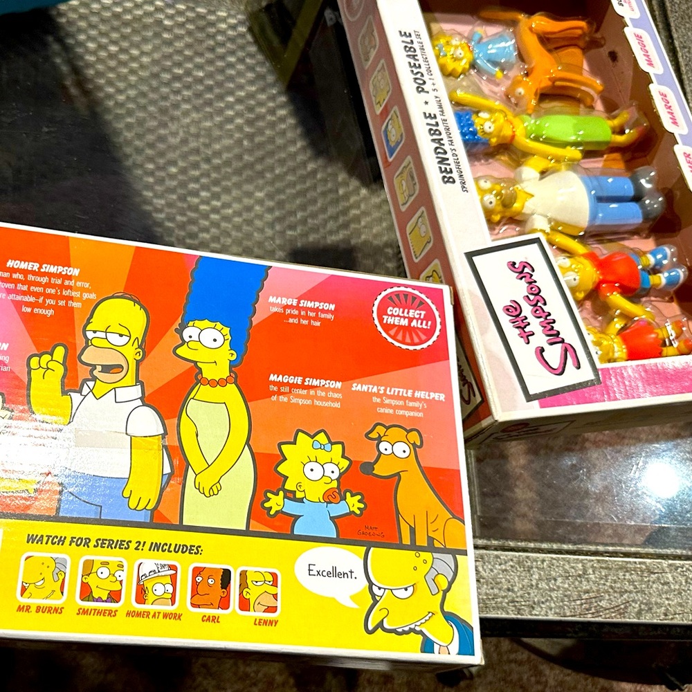 The Simpsons™️ 20th Century Fox™️ Bendable Posable Figure Set